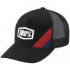 Šiltovka 100% - CORNESTONE X-Fit Trucker čierna (veľ. UNI)