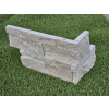 1 Travertín Classic panel 60 cm x 15 cm x 1,5 – 2,5 cm - rohový prvok