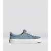 OCA Low Mountain Spring Blue Hairy Suede Sneaker