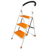 Schodíky Strend Pro WRH2062, 3 stupienkové, nosn. 150 kg, oranžové
