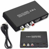Prepínač 2x HDMI + RCA AV Cinch Rozbočovač Adaptér rozdeľovač videa