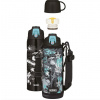 Thermos Active - detská termoska s dvoma uzávermi 1000 ml - čierna AKCIA Veľkosť: ks