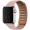 Koženkový remienok Leather Link pre Apple Watch (42/44/45mm) Pink
