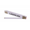 Levior Meter skladací 2m LADISLAV (PROFI, biely, drevo)