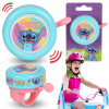 DISNEY Stitch kovový zvonček na bicykel pre deti, dievčenský