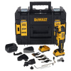 DeWALT DCS353D2 aku oscilační multibruska XR 12V/2*2Ah, příslušenství, kufr