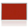 Filcová červená tabuľa v hliníkovom ráme 180x120 cm