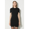 Šaty VETEMENTS Blackout Cut-Up Mini Dress čierna farba, mini, priliehavá, WE64DR280B