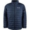 Columbia POWDER LITE JACKET tmavo modrá,biela Pánska zimná bunda S