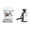 Ascaso Dream PID, Cloud White + Eureka Mignon Libra 65 All Purpose, CR white