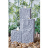 Záhradná fontána HEISSNER Fontána NEPTUN LED, grey (016616-09)