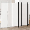 zahrada-XL 6-panelový paraván biely 300x200 cm látkový 350190