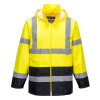 PORTWEST Bunda Hi-Vis Classic Contrast H443, do deště, reflexní POR-H443YNRL L Žlutá/navy