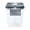 Excellent Houseware Plastová 4-dielna nádoba na potraviny Oli 1800ml