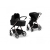 Moon kombinovaný kočík RELAXX EDITION Varianta: Black/Grey
