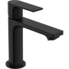 HANSGROHE Rebris E páková umývadlová batéria CoolStart s plastovou odtokovou súpravou s tiahlom, výška výtoku 109 mm, matná čierna, 72559670