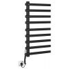 Sapho ELCOR elektrický sušiak uterákov 480x920x50mm, 128W, čierna matná SPH EB460