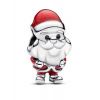 Pandora Strieborná korálka Hravá Santa Moments 793593C01