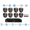 AHD Kamerové systémy - 8x kamera 1080P s 40m IR a DVR