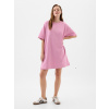 GAP Šaty s logom oversize Ružová M Ružová Ružová
