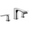 Hansgrohe Vivenis - 3-otvorová umývadlová armatúra 90 s odtokovou súpravou s tiahlom, chróm 75033000