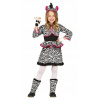 KOSTÝM MALÁ ZEBRA ŠATY KARNEVAL 116