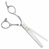 OLIVIA GARDEN SilkCut PRO Thinner Left 6-35´ Silver - kadernícke efilačné nožnice pre ľavákov