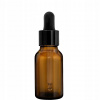Fľaštička 15ml hnedá s čiernym kvapkadlom