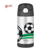 Thermos FUNtainer Detská termoska so slamkou - futbal, 355 ml