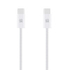 OBAL:ME Super Fast USB-C/USB-C Pletený kabel 100W 1m White