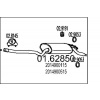 Koncový tlmič výfuku MTS 01.62850