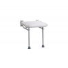 BEMETA | Sprchové sedadlo 40x43 cm strieborné/biele | 353125033