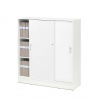 AJ Produkty Skriňa s posuvnými dverami FLEXUS, 1325x1200x415 mm, biela
