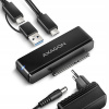 Adaptér Axagon ADSA-FPX USB-C na disk SATA 2,5'' 3,5''