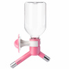 Madan Double Water Adapter with Bottle 330ml - dvojitá, automatická napájačka pre zvieratá, s fľašou - Pink