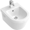 VILLEROY & BOCH Architectura závesný bidet s otvorom, s prepadom, 370 x 530 mm, biela alpská, s povrchom CeramicPlus, 548400R1