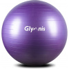 Glymnis Pilatetess Violet cvičebná lopta 75 cm (Návrat gumovej výkonovej pásma 30-80 kg cvičenie)