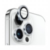 NORTHJO tvrdené sklá s kovovým rámčekom na ochranu šošoviek zadného fotoaparátu pre iPhone 13 Pro/13 Pro Max - strieborná - možnosť vrátiť tovar ZADARMO do 30tich dní