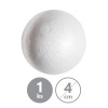 Guľa - polystyrénová 4 cm, 1ks