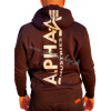 Alpha Industries Back Print Hoody pánska mikina black/white camo Veľkosť: L, Farba: čierna