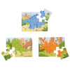 Bigjigs Toys Puzzle 3v1 dinosaury