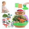 Kreatívna Sada Magické Terárium Dinosaury DIY LED Nočné svetlo