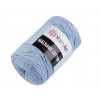 Pletacia priadza Macrame Cotton 250 g Variant: 38 (760) modrá svetlá, Balenie: 1 ks