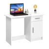 Tempo Kondela Univerzálny PC stôl, biela, SIRISS NEW
