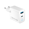 Nabíjačka do siete Forever TC-06-20AC PD QC 1x USB-C 1x USB 20W biela GSM171394