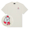 RIPNDIP tričko Lord Santa Pocket Tee - Bone Veľkosť: M
