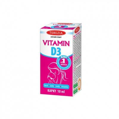 Terezia Vitamin D3 Baby od 1.měsíce 400 IU 10 ml