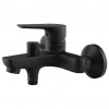 Aqualine Lotta Nástenná vaňová batéria, rozteč 150 mm, čierna LT610B