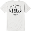 pánske tričko ETNIES SKATE CO TEE White M