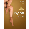 Punčochové ponožky NYLON SOCKS 20 DEN / 5 párů camel uni